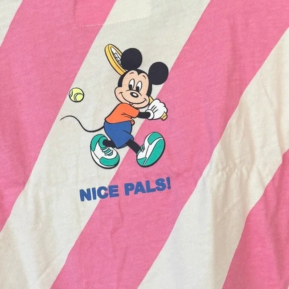 Zara kids x Disney tee Minnie Mouse tennis mickey striped toddler girl graphic - Picture 6 of 8